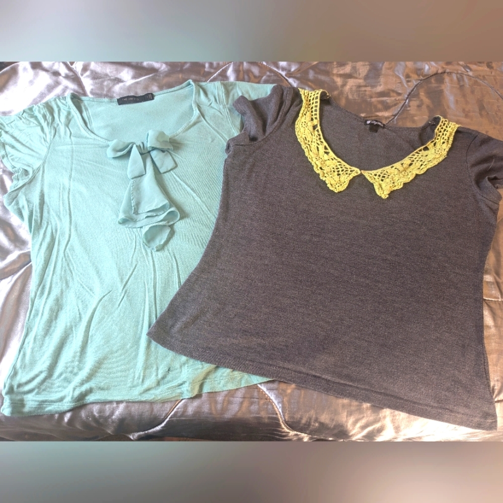 Cutesy Lot of tees, Ruffle and Lace